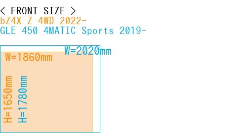 #bZ4X Z 4WD 2022- + GLE 450 4MATIC Sports 2019-